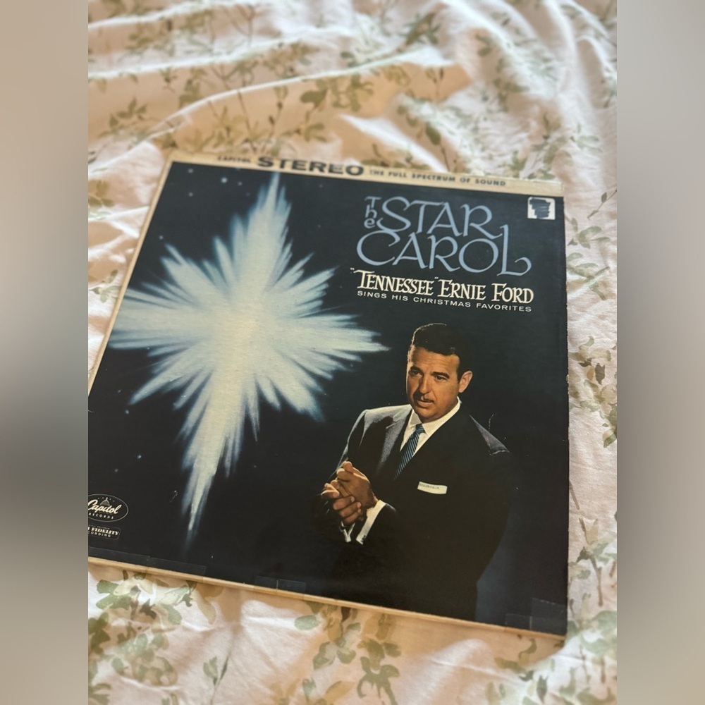 Vintage Tennessee Ernie Ford The Star Carol Vinyl LP​​​